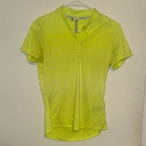 Adidas Women's Yellow Golf Top